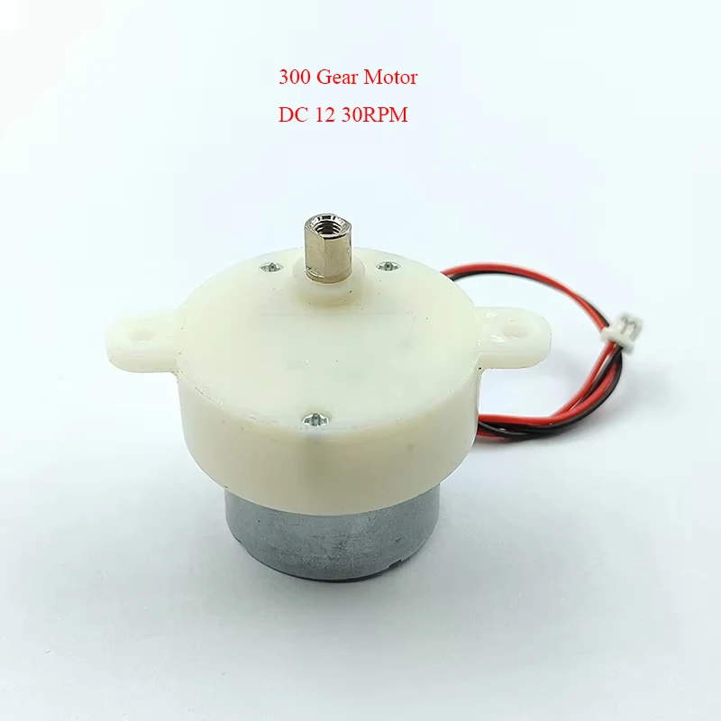 새로운 DC 12V 미니 기어 모터 30RPM 저속, 300RPM 고토크, 로봇 DIY용, 중국 직수입