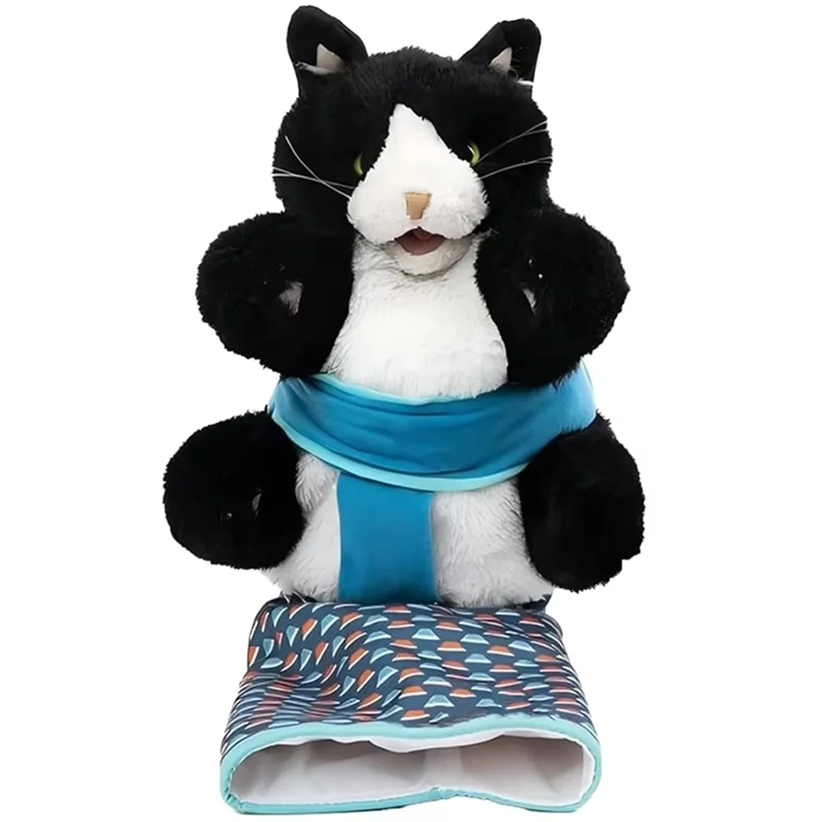 XMLX Cats Puppet Wrestler, Interactive Hand Puppet, Cat Wrestling Toy Puppet Padding for Safe Play,Animal Toy for Cats