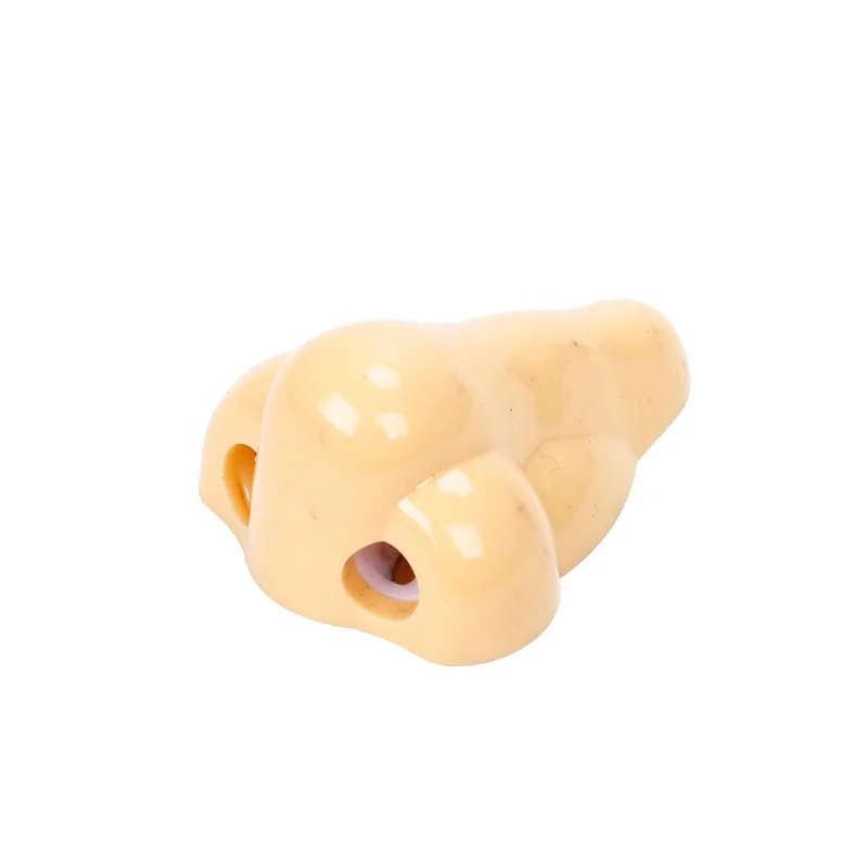 1PC 창의적인 코 모양 연필깎이 재미있는 코 모양 연필깎이 학용품 어린이를 위한 상품 파티 선물