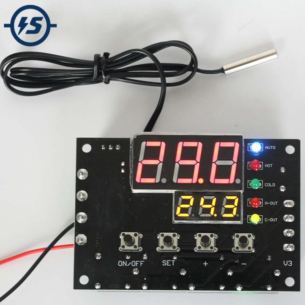 

Temperature Controller XH-W1504 TEC Semiconductor Cooler Thermostat Automatic Constant Bit Control Module