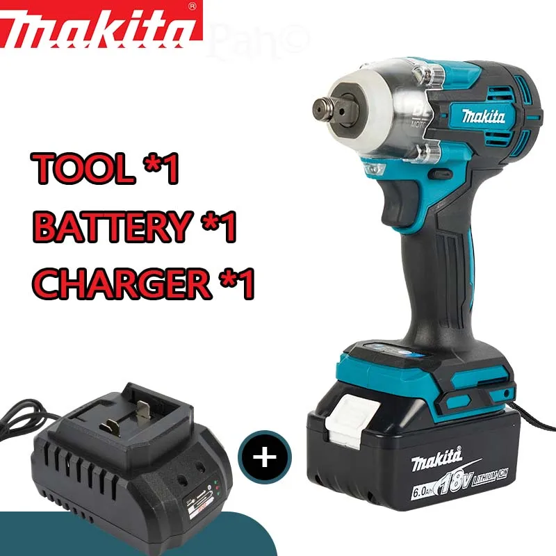 Makita TW004 charging impact wrench 40V electric wrench wind cannon brushless lithium high torque electric tool 2