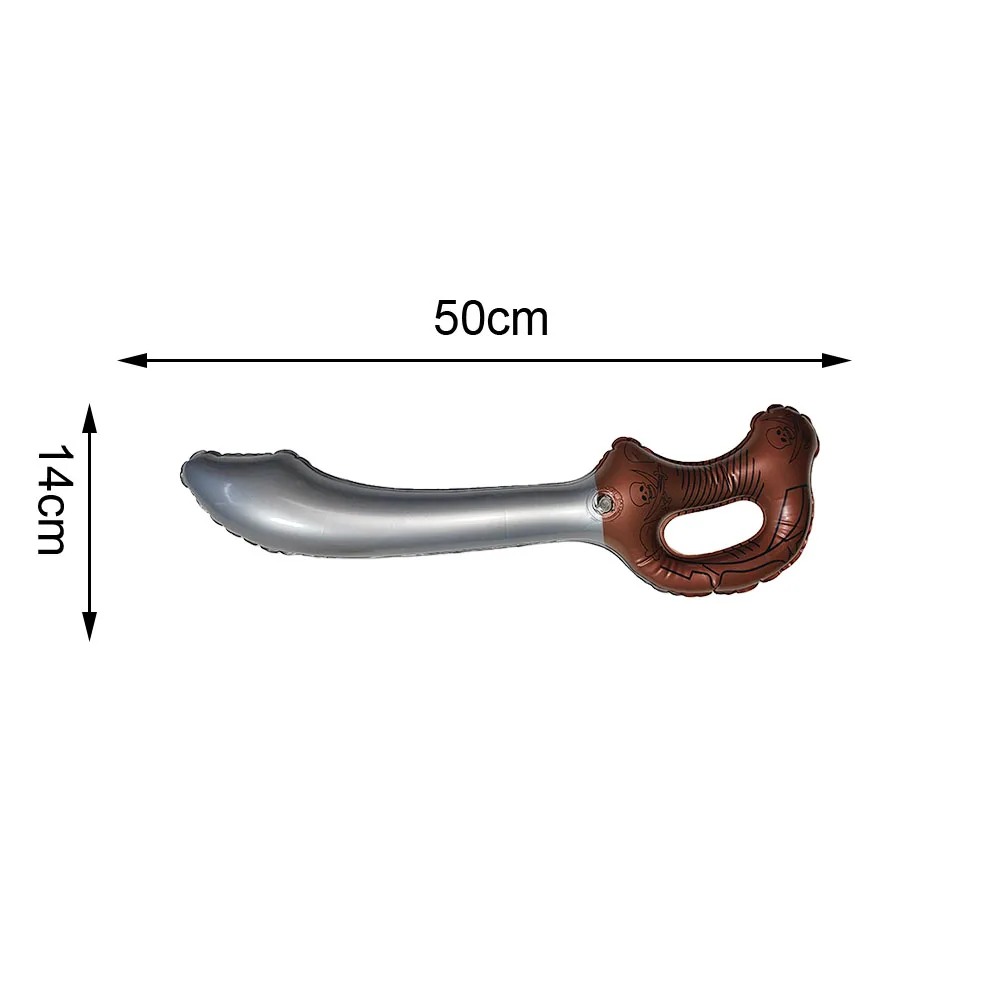 Inflatable Pirate Sword Toy for Themed Parties and Cosplay