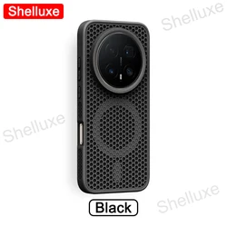 Magic8 Pro Magnetic Cooling Case - Breathable Mesh Design, PC Hard Shell Phone Cover by Shelluxe - Magic 8 (Black)