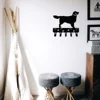 Golden Retriever - Key Rack & Dog Leash Hanger - 6inch / 9 Inch Wide Key Holder Wall Hat Hook Hanger In The Hallway 1