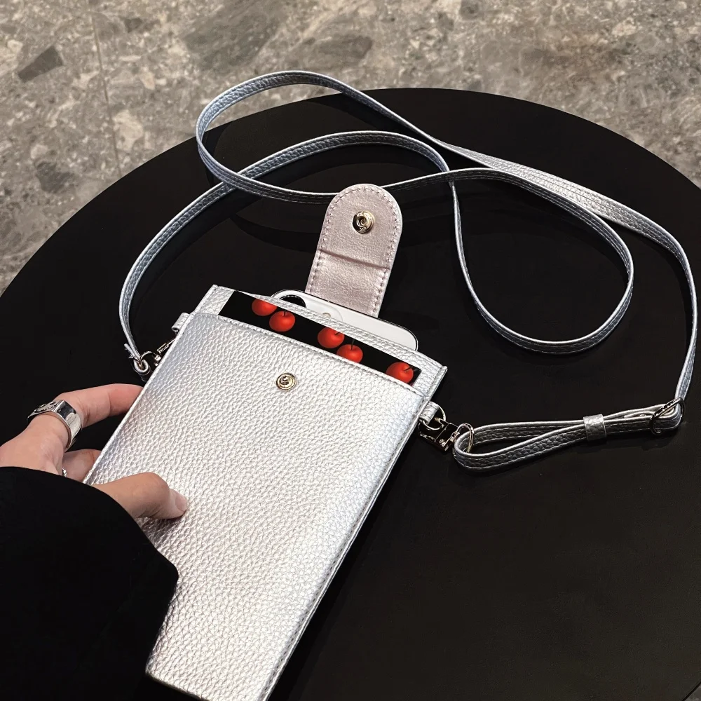 Women's Stylish PU Leather Crossbody Bag - Compact Shoulder Purse & Card Holder