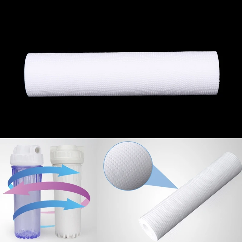 High-Performance 5 Micron Sediment Water Filter Cartridge – White 10-Inch Purifier for Rust and Particle Removal