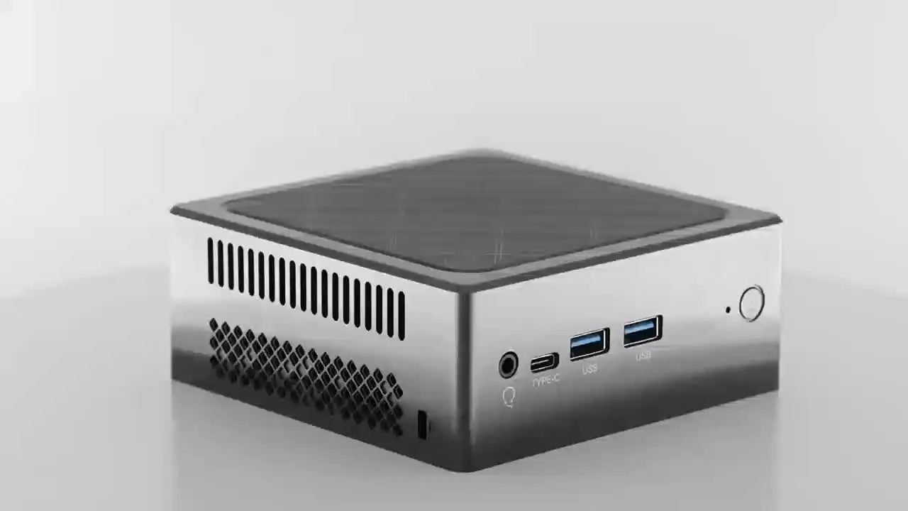 TexHoo Mini PC Intel N100 Windows 11 Pro Supports up to 16GB DDR4