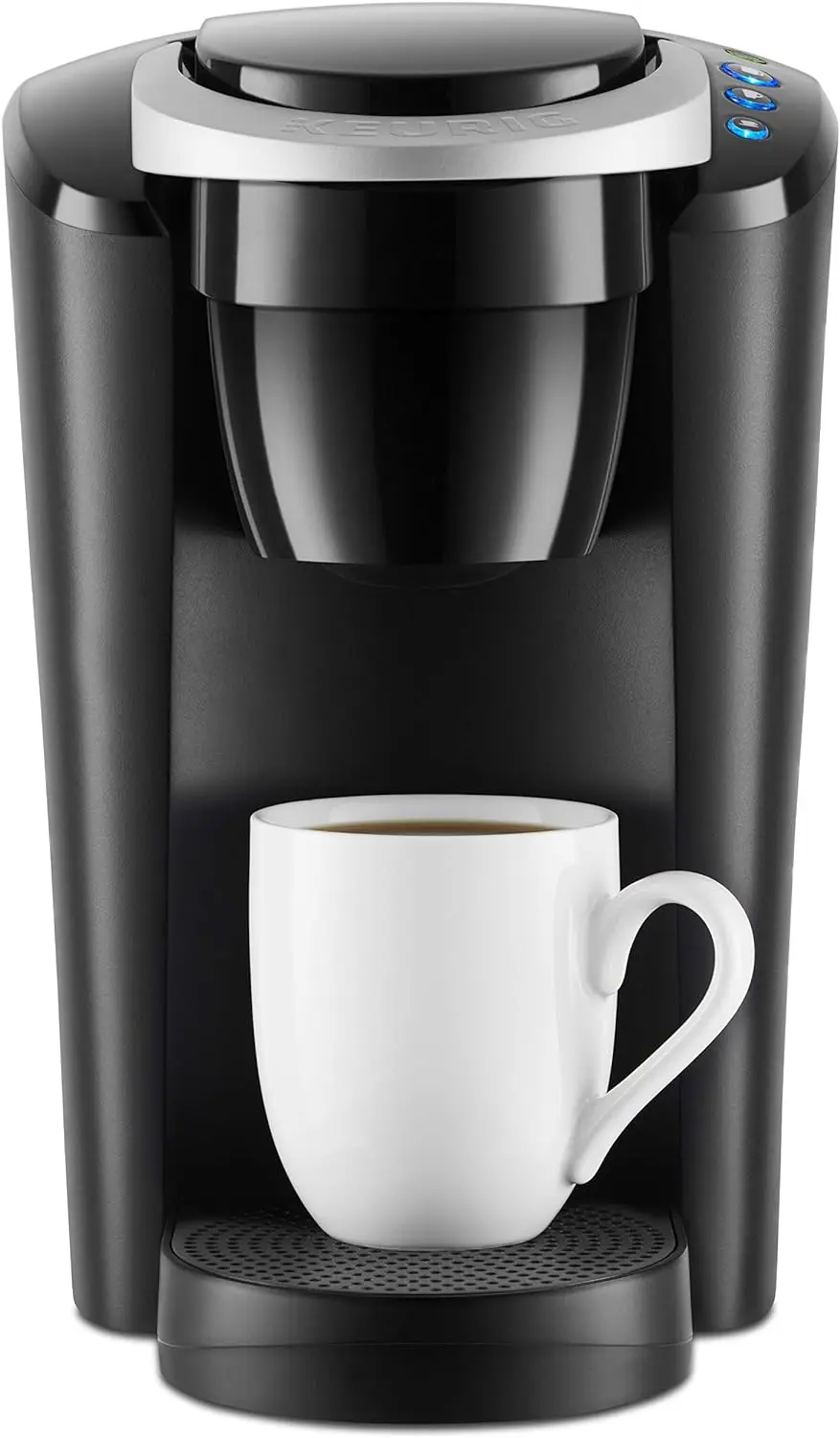 

Compact Single-Serve K-Cup Pod Coffee Maker, Black, 2.3 Cop coffee Automatic espresso machinne