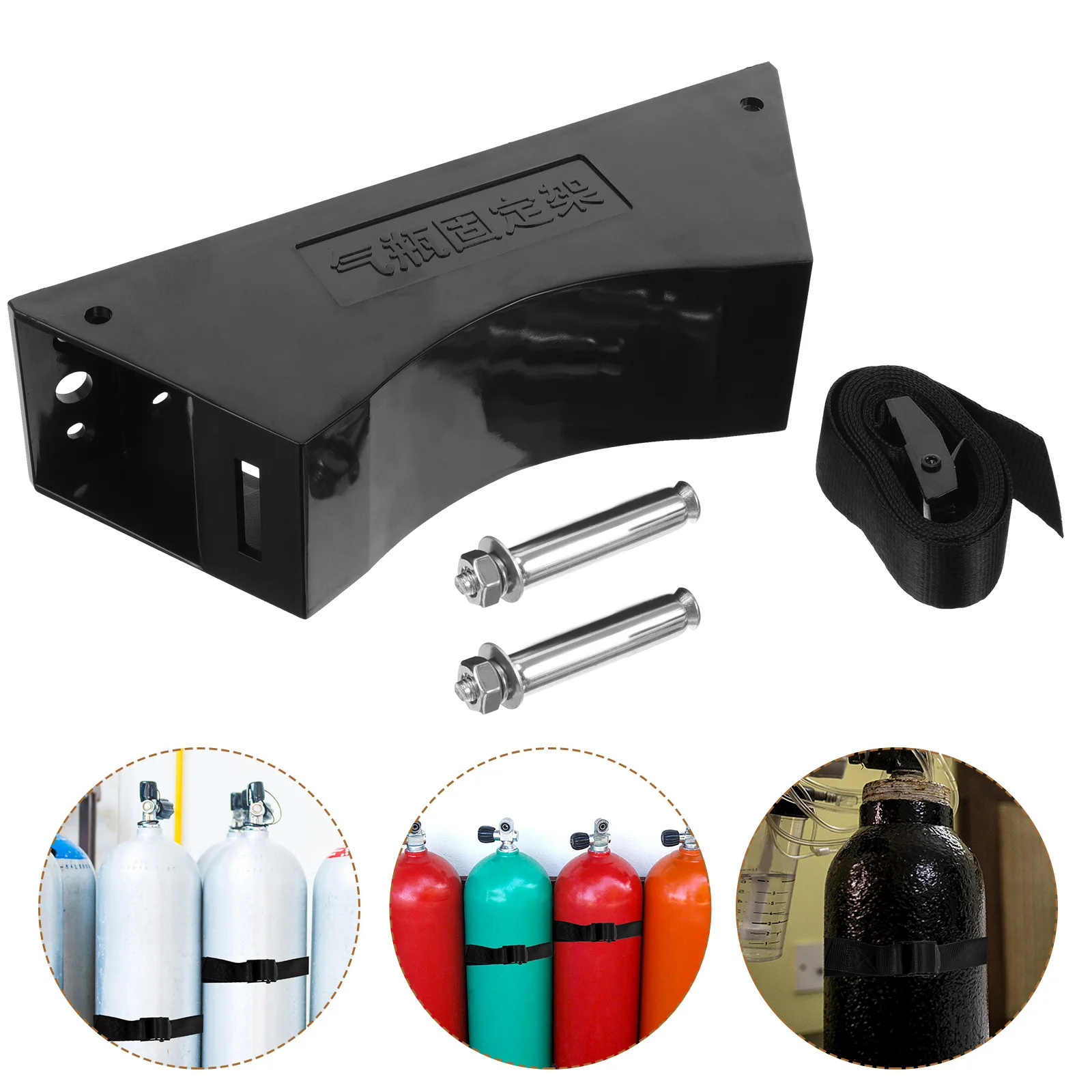 

Gas Cylinder Bracket Propane Tank Stand Wall Gas Cylinder Bracket Cylinder Wall Mounted Holder