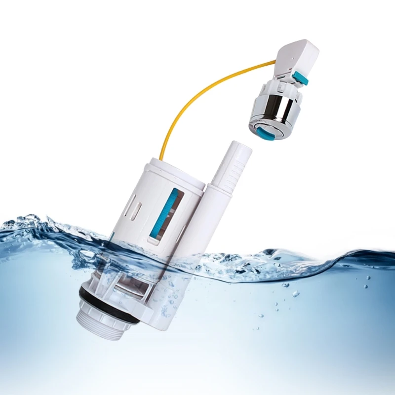 

Double Flush Toilet Tanks Valves Line Control Double Row Drain Valves Efficient Water Tanks Accessory for FlushingToilet