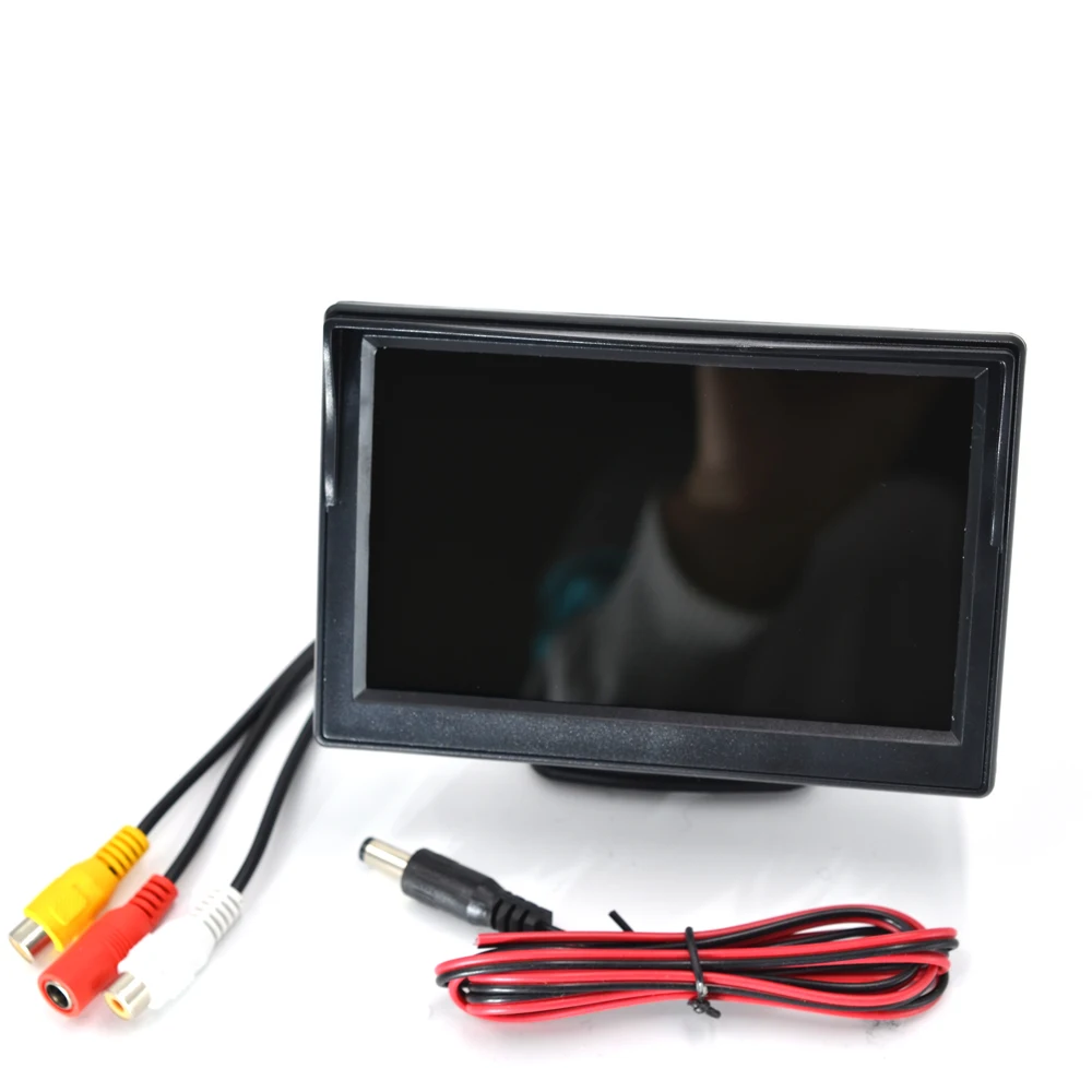 AHD 1280x720P ڵ , 5 ġ ũ, Ĺ ī޶ TFT LCD ÷, HD  ÷, 4.3 ġ