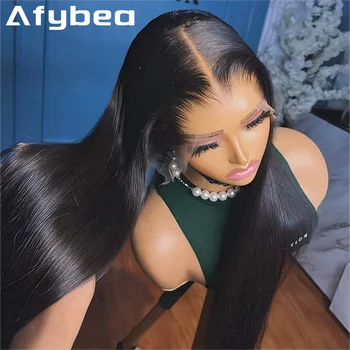 Straight Human Hair Wigs 13X6 Hd Lace Frontal Wig Glueless 5X5 Hd Lace Closure Wig 360 Full Lace Wig Brazilian 40 Inch For Women