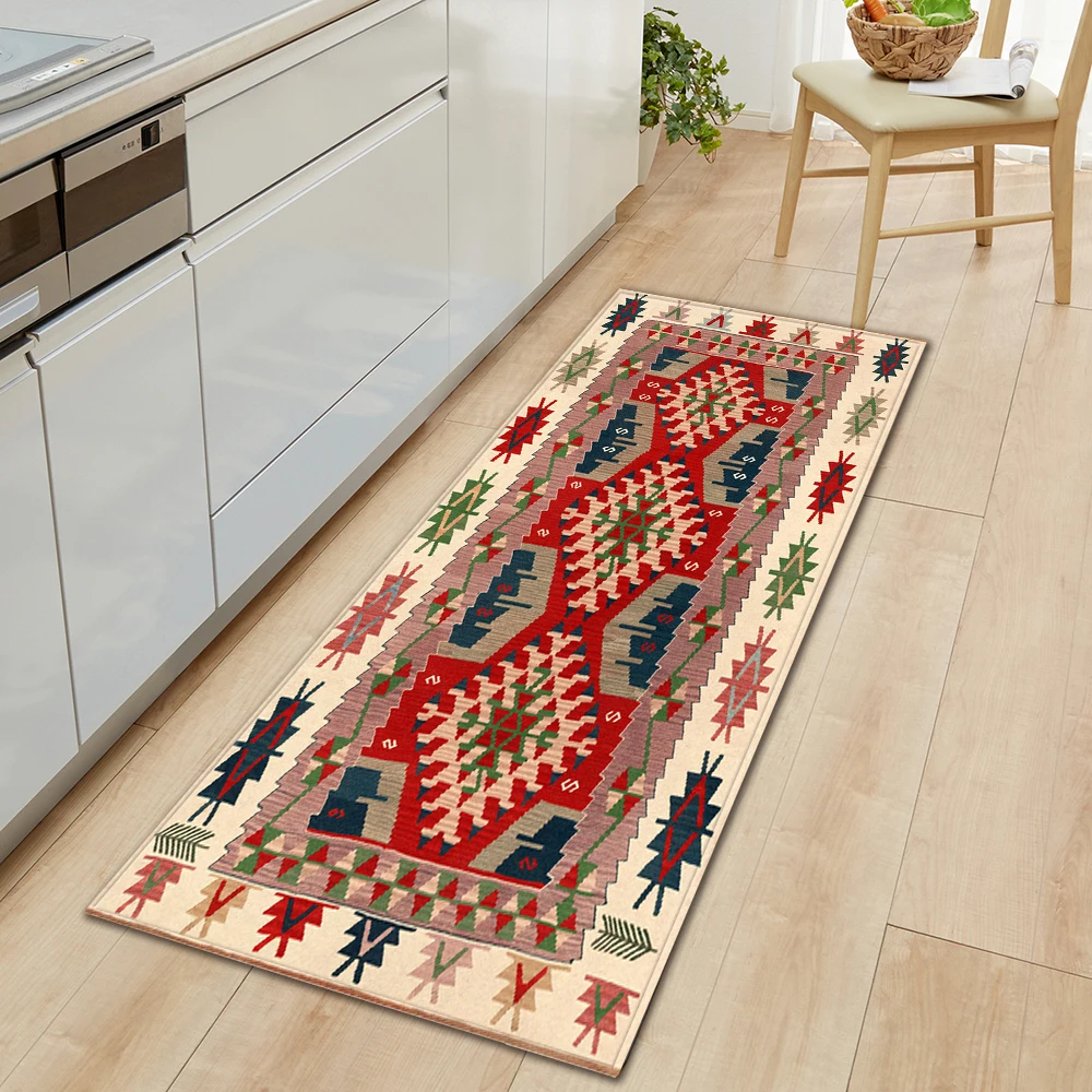 

Kitchen Mat Entrance Doormat Home Hallway Living Room Balcony Decor Carpet House Bedroom Floor Bathroom Door Non-Slip Foot Rug
