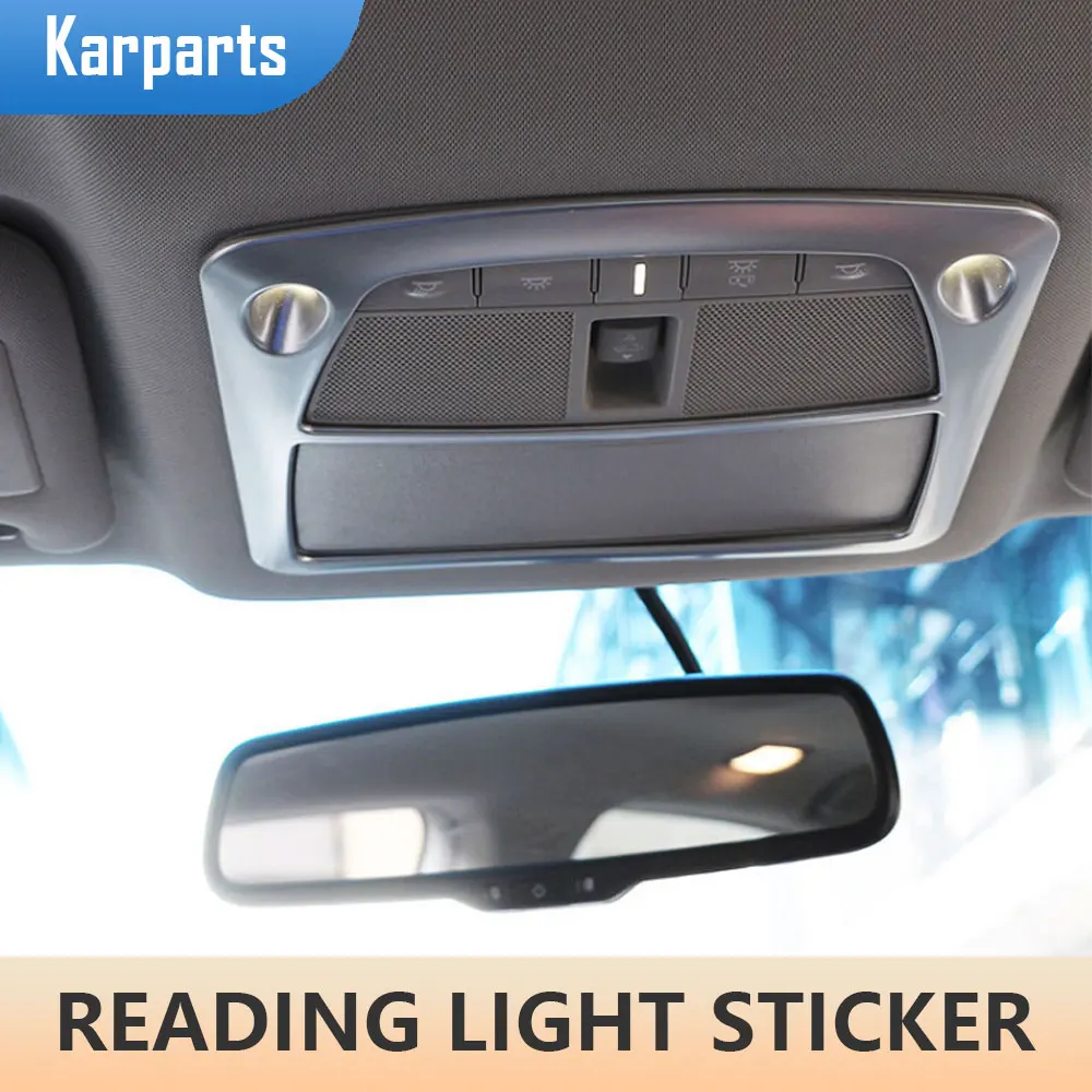 

Хромированный автомобильный светильник для чтения на крыше из АБС-пластика, 3 шт., декоративная наклейка на раму для Nissan X-Trail T32 2014-2020, аксессуары для интерьера