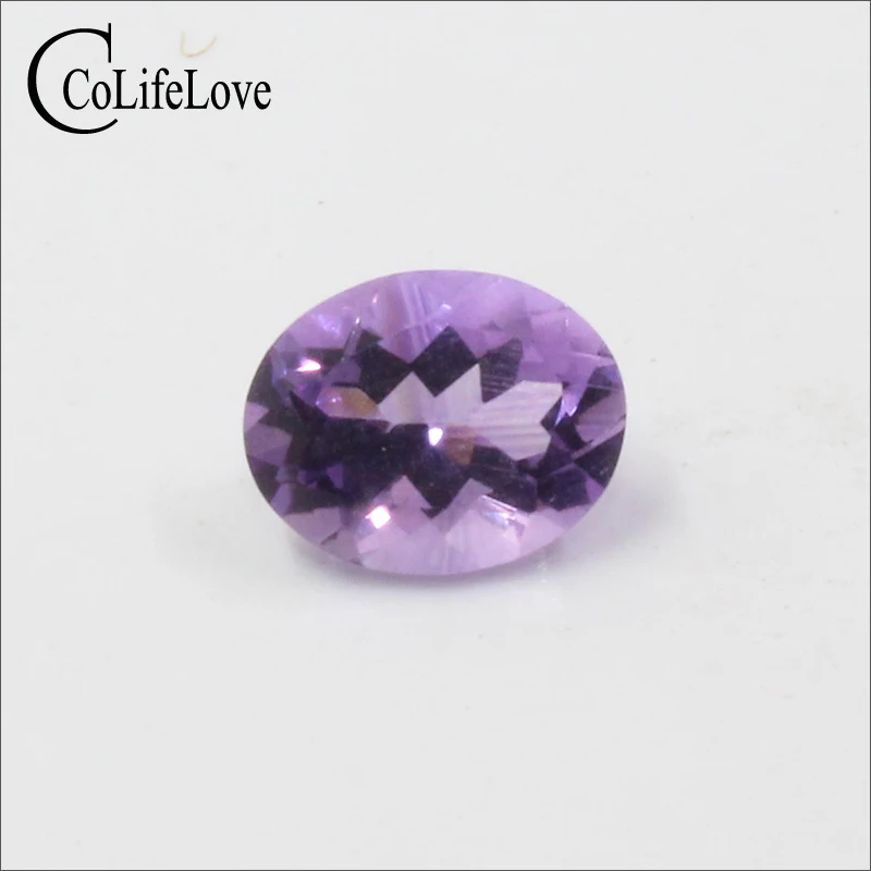 

100% Natural Amethyst Gemstones 8mm * 10mm VVS Grade Amethyst Loose Gemstone for Jewelry Shop