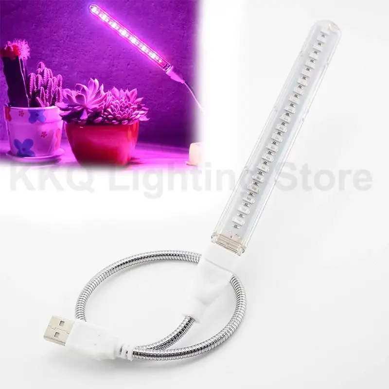 

21 Светодиодный фонарь, яркий USB фонарь, яркий, красный, синий, постоянный ток, 5 В, полный спектр, фитолампа, 21 светодиод, гибкий фонарь в помещении