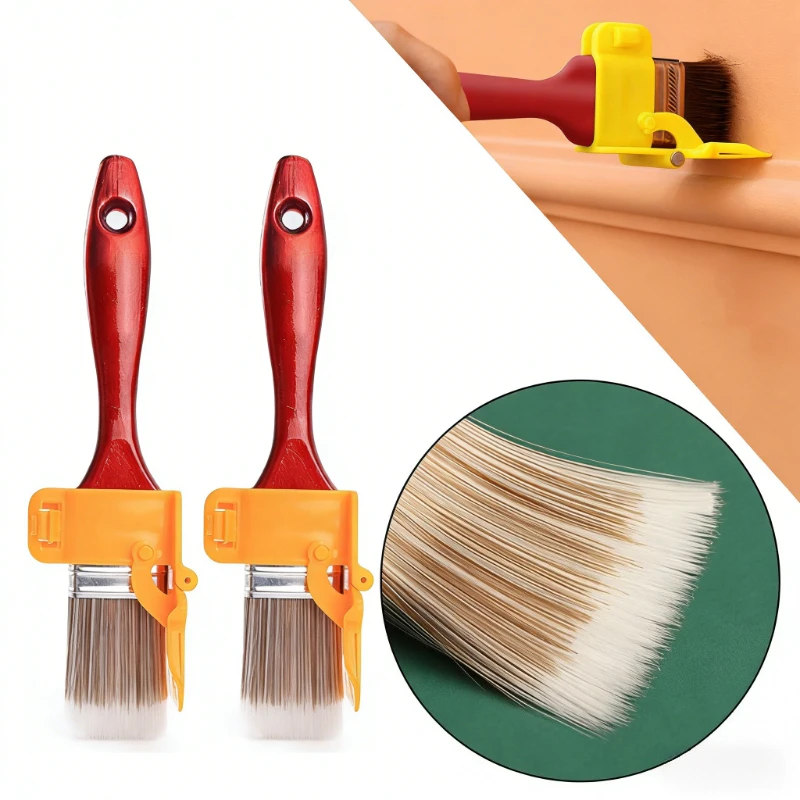 Durable Lightweight Edge Paint Brush with Wood Handle