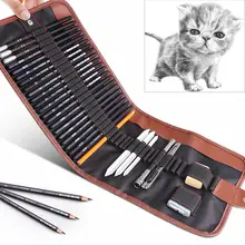 

29 Pieces Drawing Pencils Set for Beginners,Kids or Any Aspiring Artist,Perfect for Sketch Pencils Kit,Sketching School Supplies