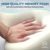 Seat Cushion & Lumbar Support Pillow Set for Office Chair, Ergonomic Pillow for Sciatica Pain Relief, Memory Foam Back Support 3