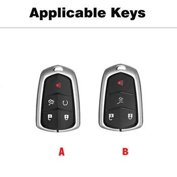 Custodia protettiva per telecomando per auto per Cadillac ATS-L XTS XT5 CTS CT6 ATS 28T SRX Escalade 2015 accessori 2022 nuovo - Custodia protettiva per telecomando per auto per Cadillac ATS L XTS XT5 CTS CT6 ATS