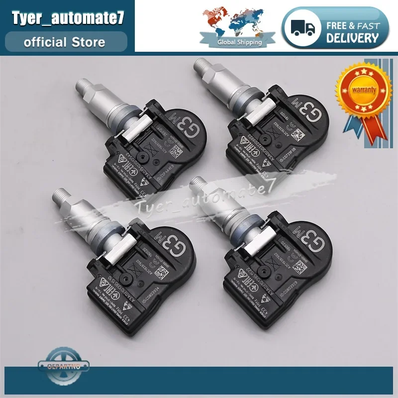 4 TEILE/LOS BHB637140A BHB637140 433 MHz REIFENDRUCKSENSOR TPMS FÜR MAZDA 2 3 5 6 CX-5 CX5 CX-6 CX6 CX-9 CX9 MX-5 ARTZ GS1D37140 – Detail 3
