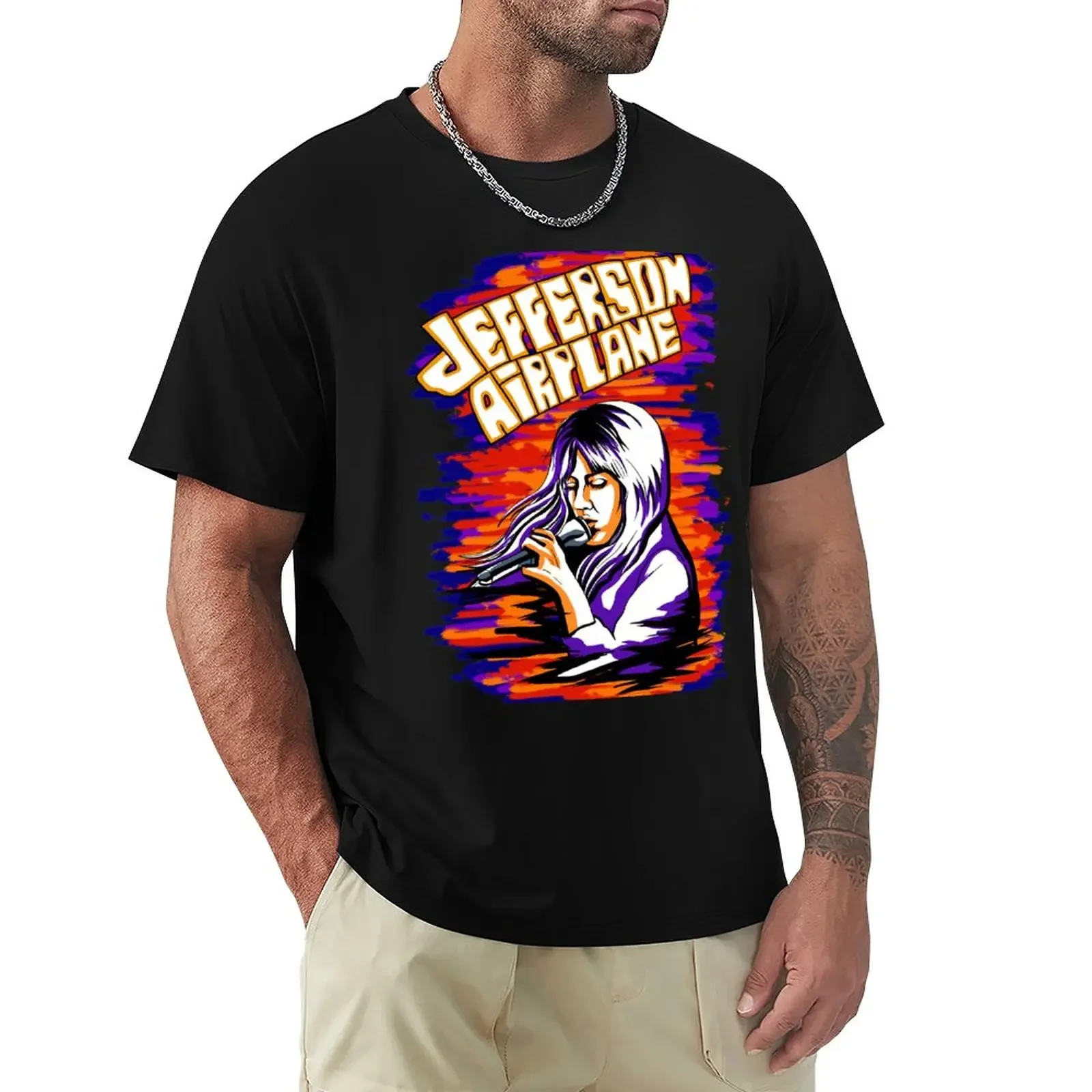 

JEFFERSON AIRPLANE T-Shirt anime sweat sports fans oversized t shirt men