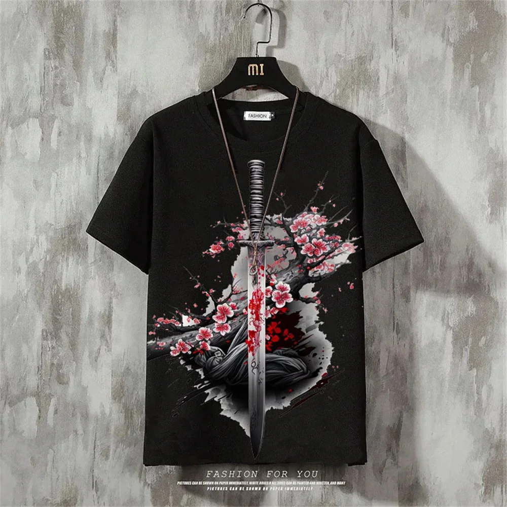 

Men's T-Shirt Casual Fashion 3d Print Short Sleeved Summer Retro T-Shirt For Men Clothing Street Breathable T Shirt Top Tee