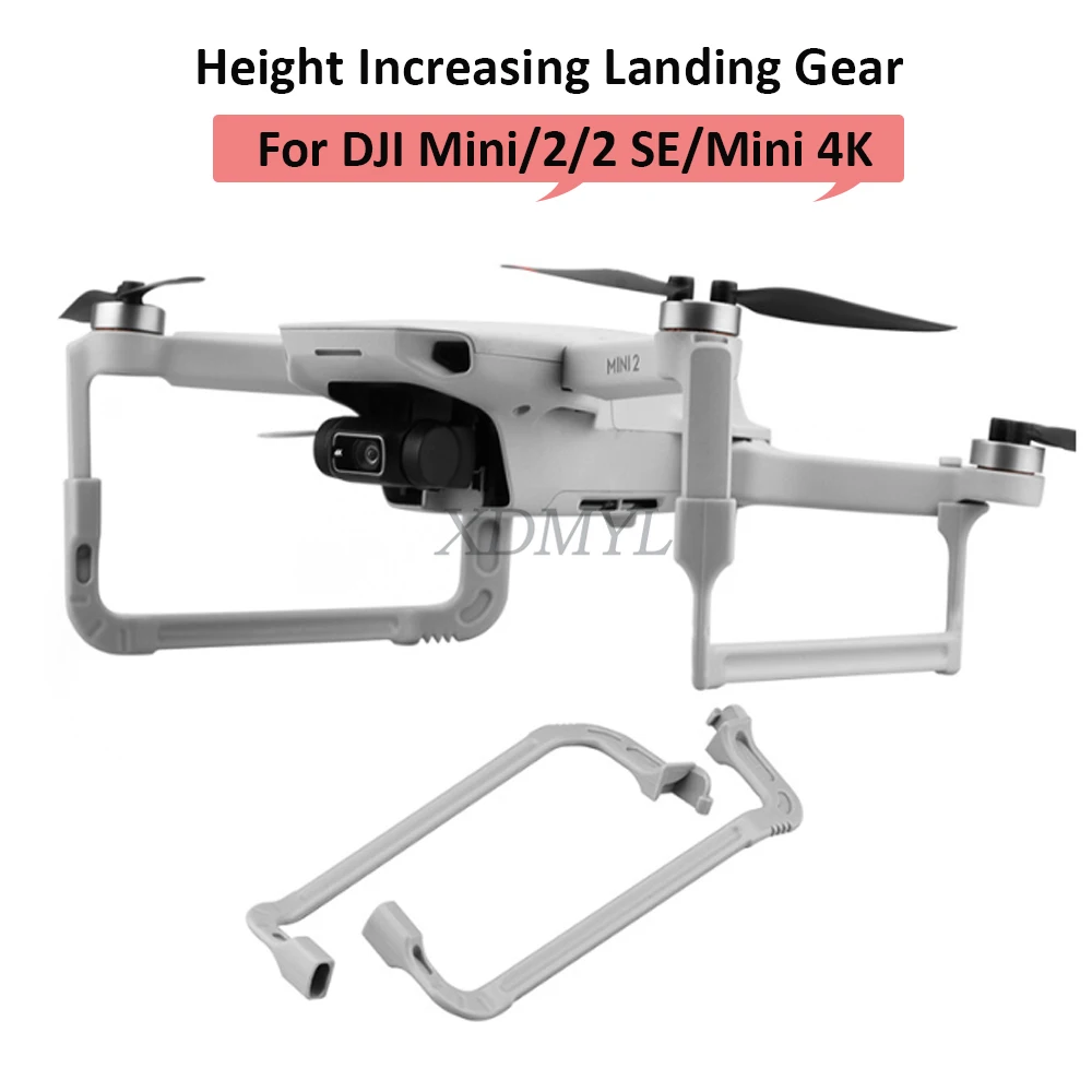 Height Increasing Landing Gear For DJI Mavic Mini 2/SE/2 SE/Mini 4K Extended Leg Protector Quick Release Feet Drone Accessories