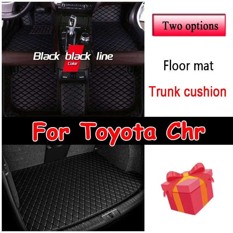 

Car Floor Mats For Toyota Chr 2018-2021 DropShipping Center Auto Interior Accessories 100% Fit Leather Carpets Rugs Foot Pads