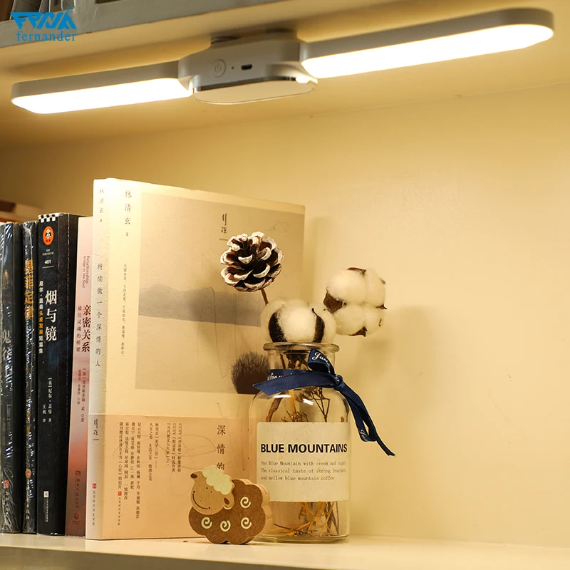 LED Rechargeable Cabinet Night Light USB Creative Nordic Touch 3 Tone Indoor Closet Stair Kitchen Home With Magnet Lamp - Viral TikTok Products