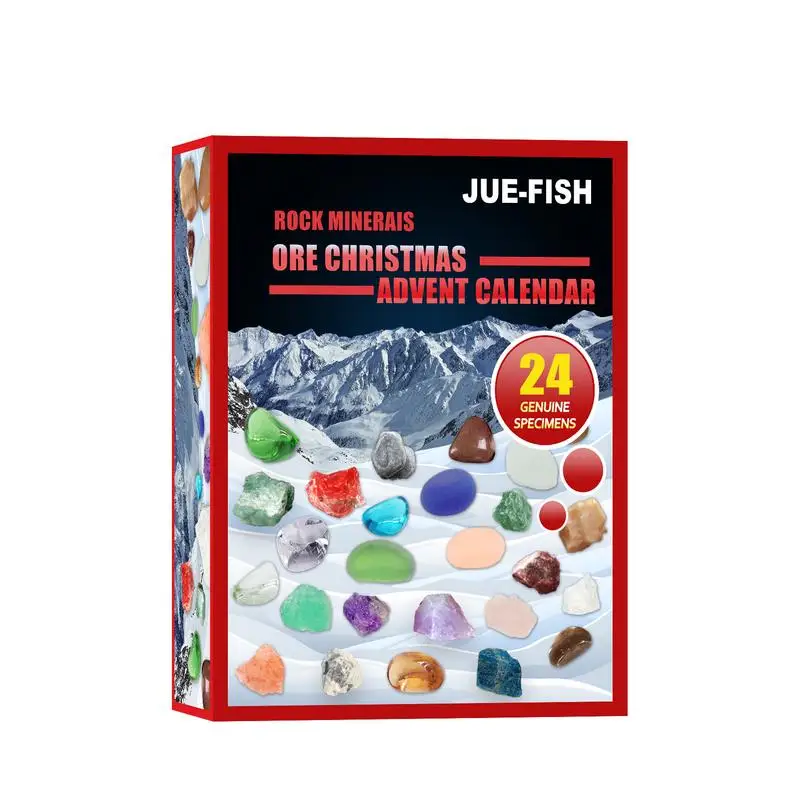 Miner Advent Calendar Natural Rock Mineral Collection 24 Days Gift 2022  Geology Science Educational Gem Advent Calendar Gifts - AliExpress