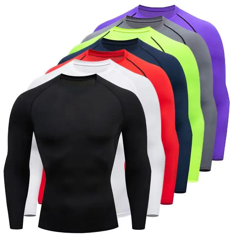 Summer Tights Gym Sport T Shirt Men Quick Dry Running Shirt Compression Workout Tees Fitness Tops Oversized Short Sleeve T-shirt