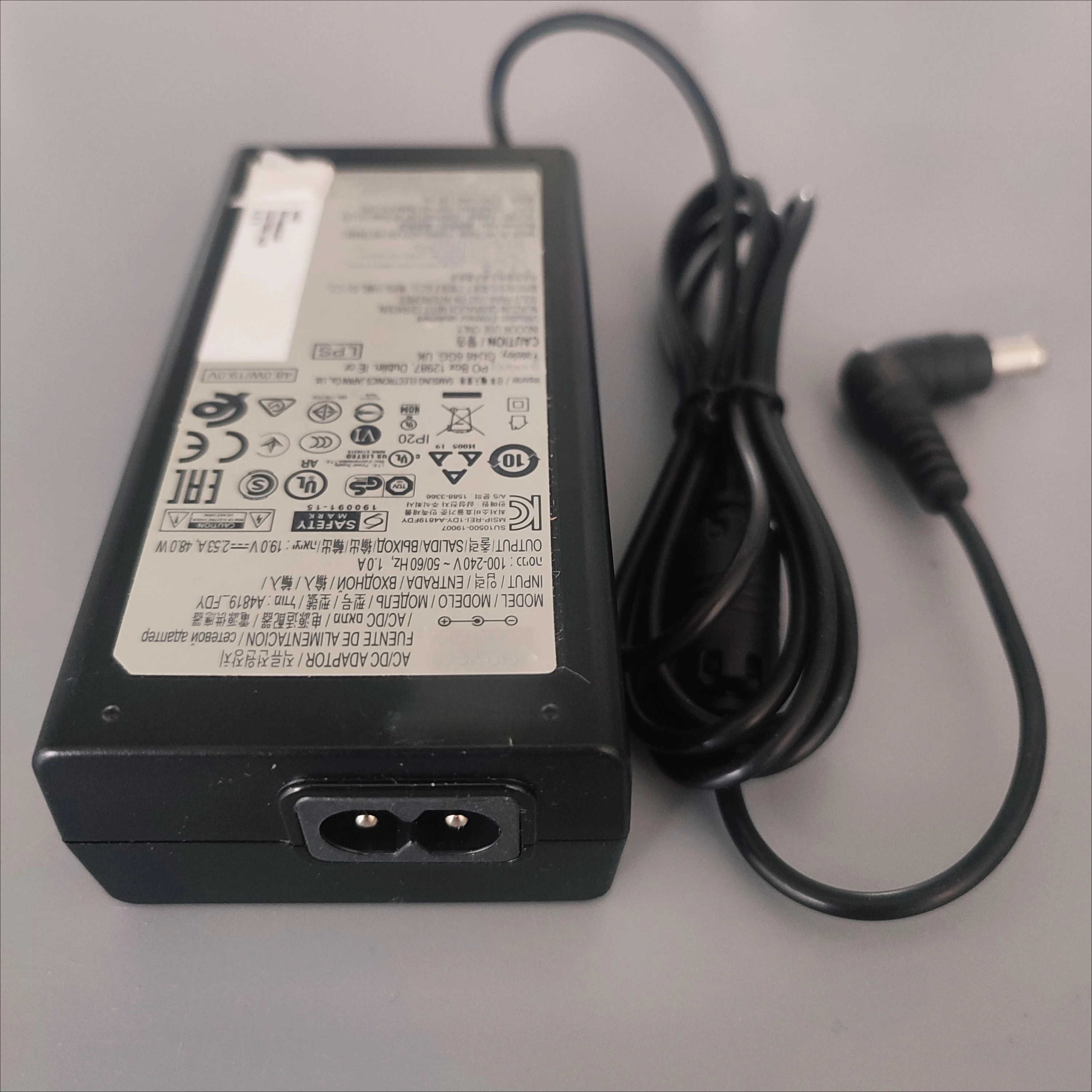 AC DC 어댑터 케이블 충전기, A4819_FDY 19V 2.53A 48W BN44-00835A UA32J4088A UN32J400D UN32J4000A