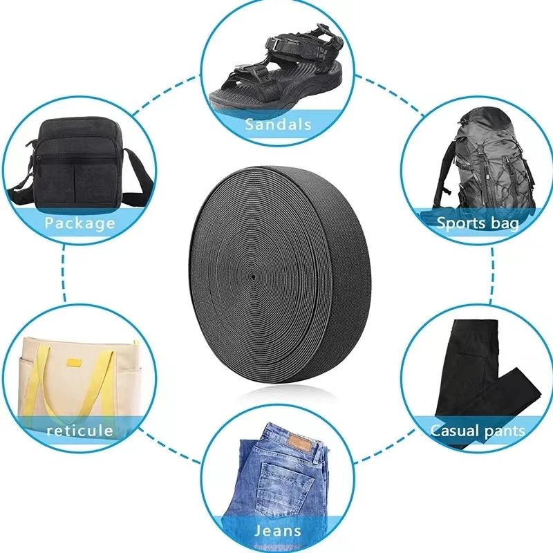 ELSKBRUN Bande élastique Colorée De 2 Mètres Et 10cm De Large