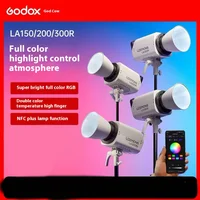 Godox LA150R LA200R LA300R RGB Full Color COB Photography Fill Light Bowens Mount 1800K-10000K LED Video Light with NFC 2