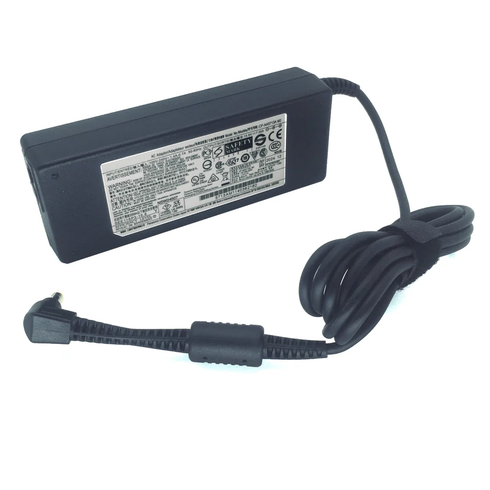 파나소닉 터프북 CF-54 CF-33 CF-74 CF-AA5713A M1 노트북 AC 어댑터용 오리지널 110W 15.6V 7.05A CF-AA5713A M2 전원 충전기