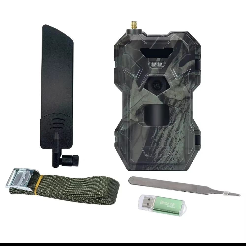 4G Hunting Trail Camera APP Control HC880Pro 30MP 2K Outdoor Wireless Cellular 120 Degree Night Vision Wildlife Trap Game Camera