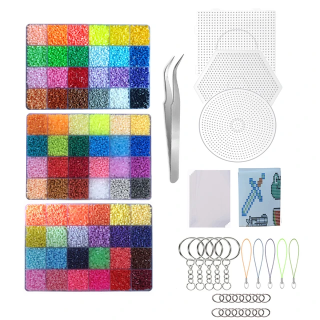 2.6mm Mini Hama Beads Fuse beads Set Puzzles Toy 24 48 72 color