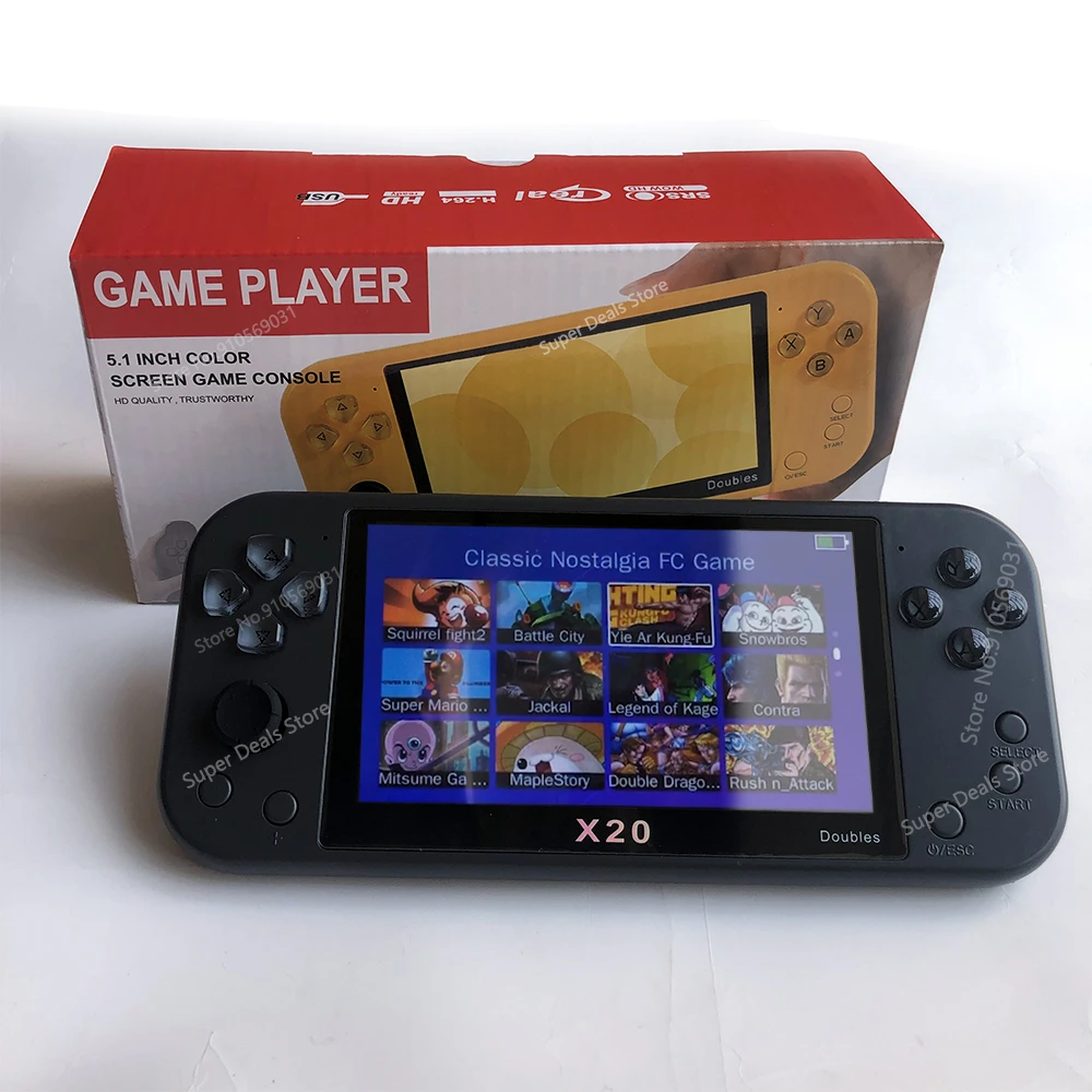 Latest TV Game Console X20 Handheld Game Console Handheld Game Player For Psp