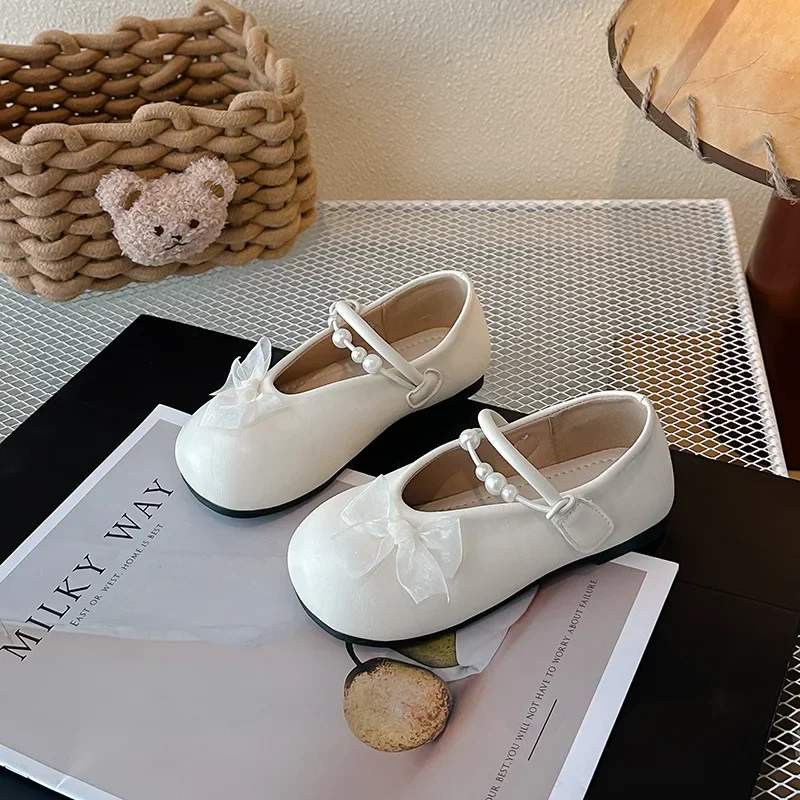 Girls Leather Shoes Spring Fashion