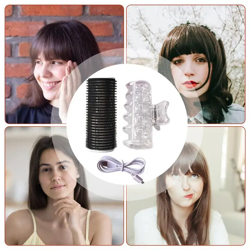 Hot Rollers Hair Curlers Electric Rollers Self-Adhesive Portable Hair Curlers Hair Curling Styling Tools Easily Achieve Flawless