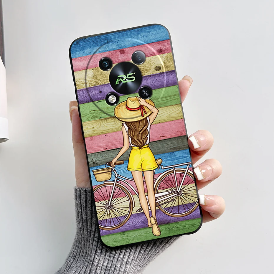Marble Black Matte Soft TPU Silicone Full Protective Phone Case