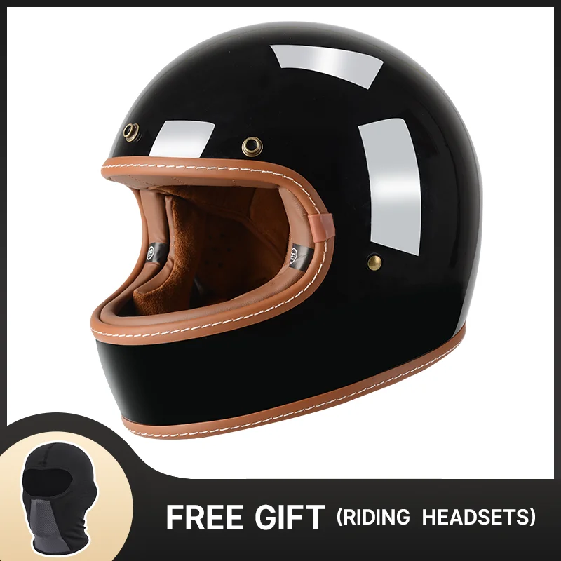 HighQualitySuperLightweightFiberglassVintageRetroFullFace