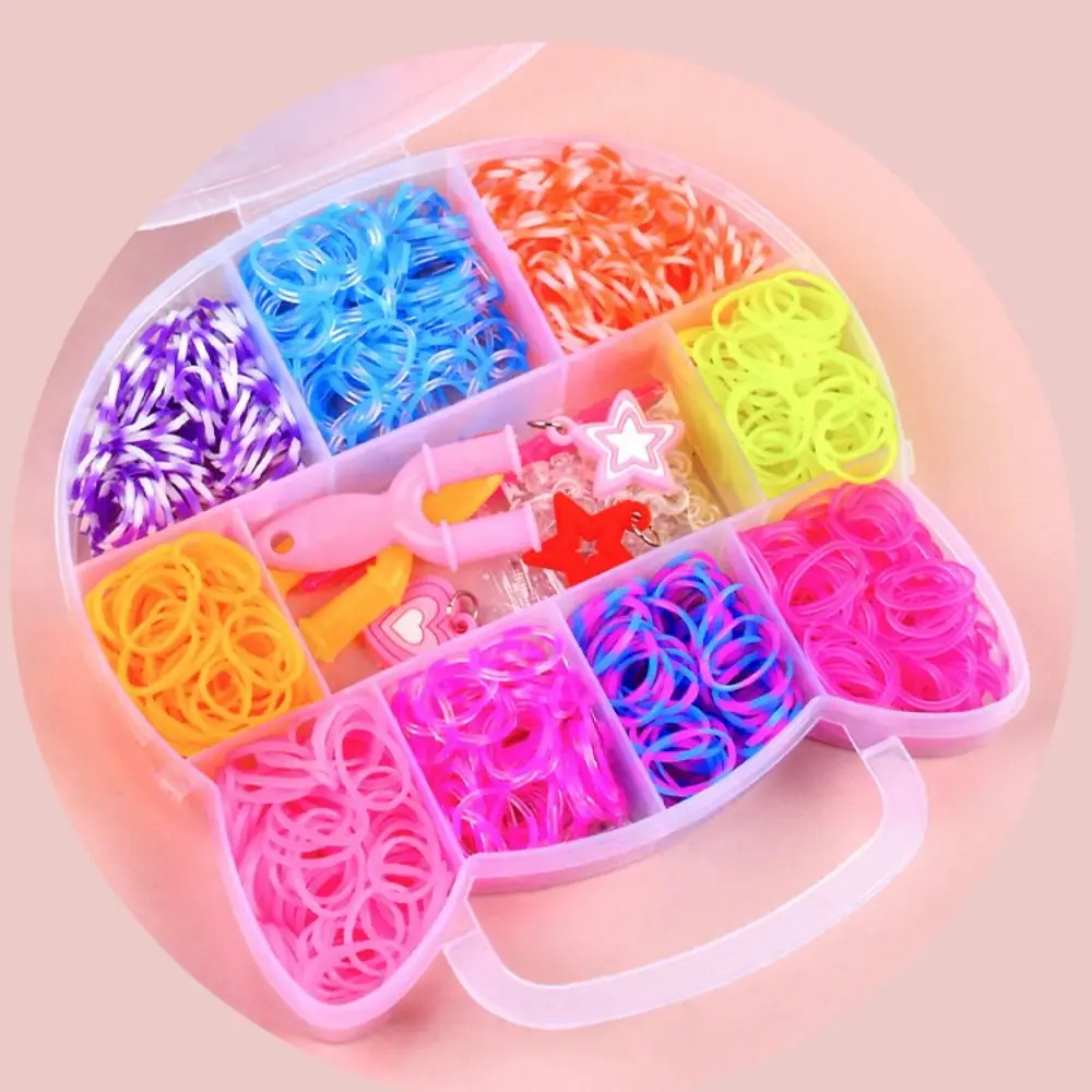 Weave Diy Bracelet Kit Crochet Hooks Colorful Creative Bracelet