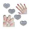 4 Pieces Manicure Silicone Mold Reusable Valentine's Day Versatile And Gentle Love Rose Party Nail Decoration Nail Salon 1