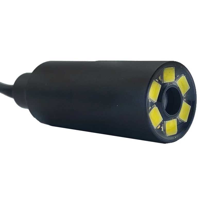 OV5693 USB 2.0 카메라 모듈 5MP HD 자동 초점 기능 및 6개 LED 조명과 케이스 (12.6mm) 산업용 검사 및 자동차 수리용