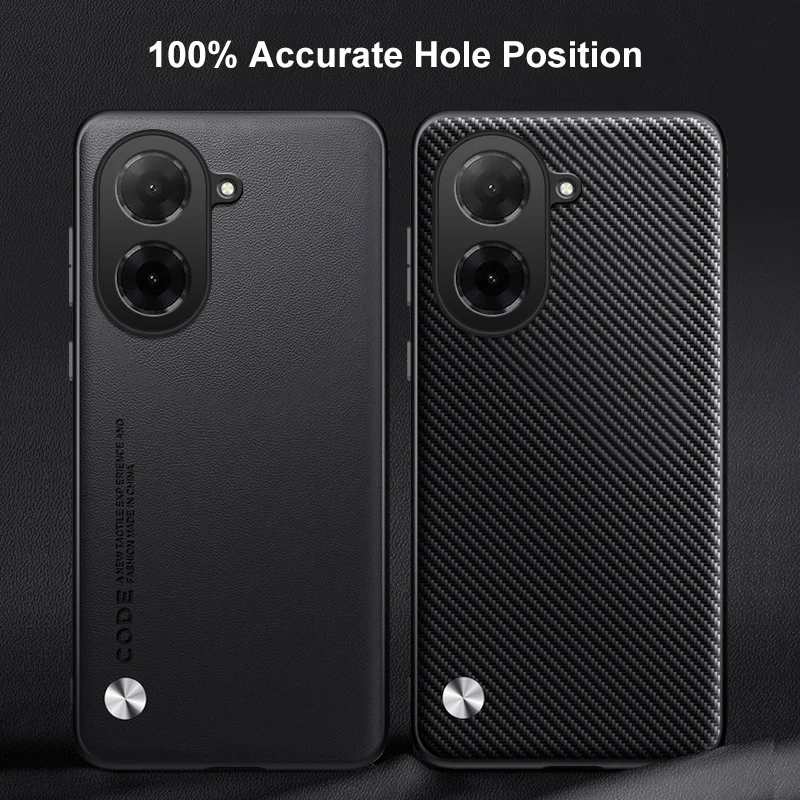 Luxury PU Leather Shockproof Phone Case - Full Protection Back Cover