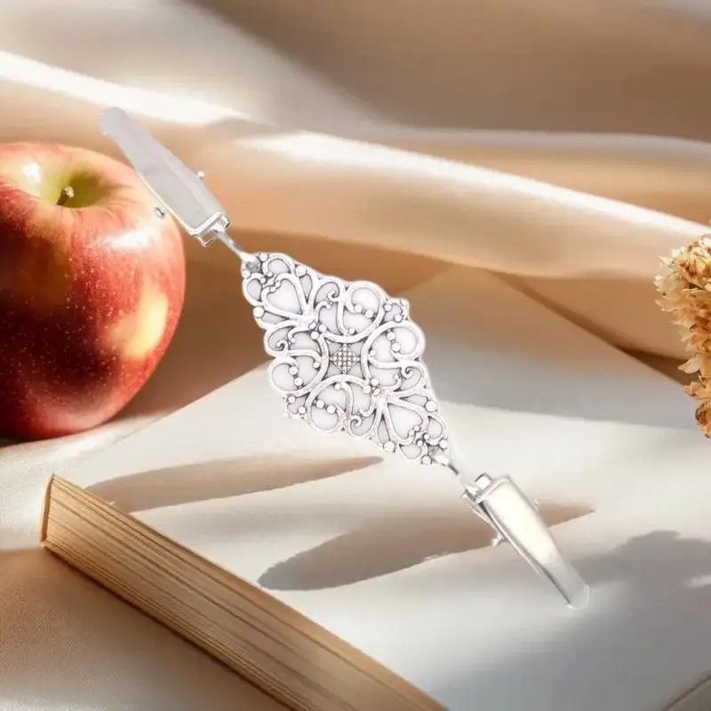 레트로 스웨터 클립 패스너 꽃무늬 가디건 드레스 셔츠 칼라 브로치 백 신치 클립 여성용 소녀용