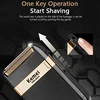 Kemei KM-2024 Men Electric Shavers Waterproof Reciprocating Foil Razor Precision Beard Trimmer Twin Blade Rechargeable with Sack 4