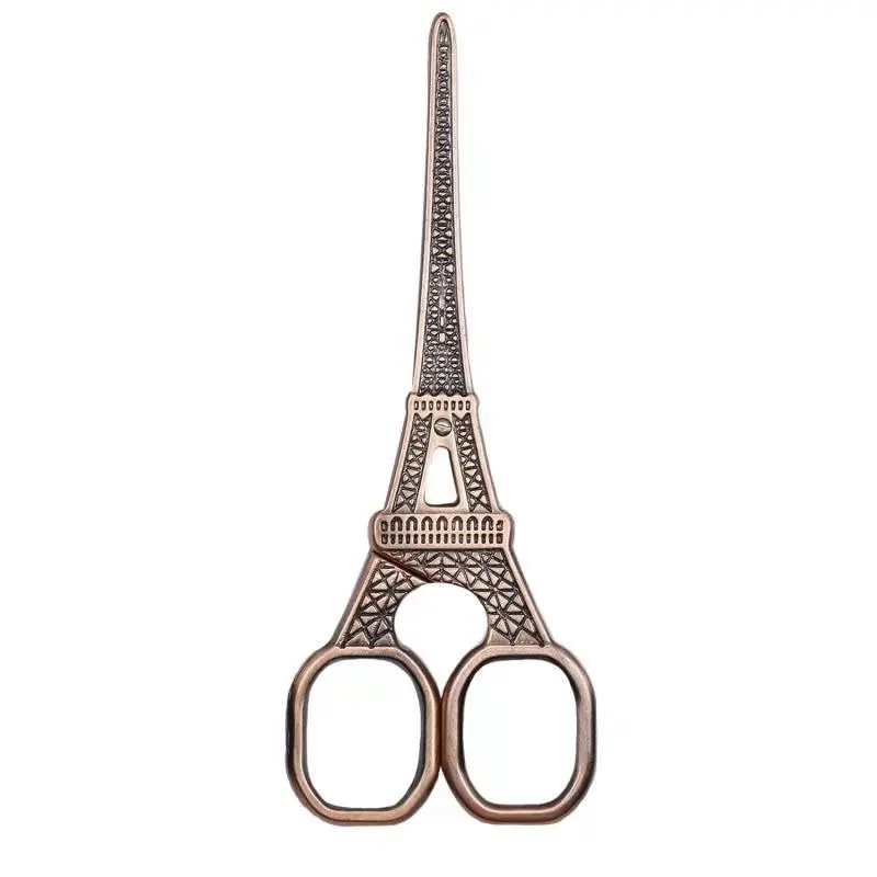 1PC Eyebrow Trimming Scissors Vintage Stainless Steel Portable